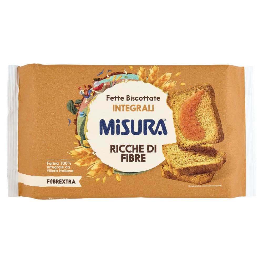 Fette Biscottate Misura Integrali 320 g in offerta da Carrefour