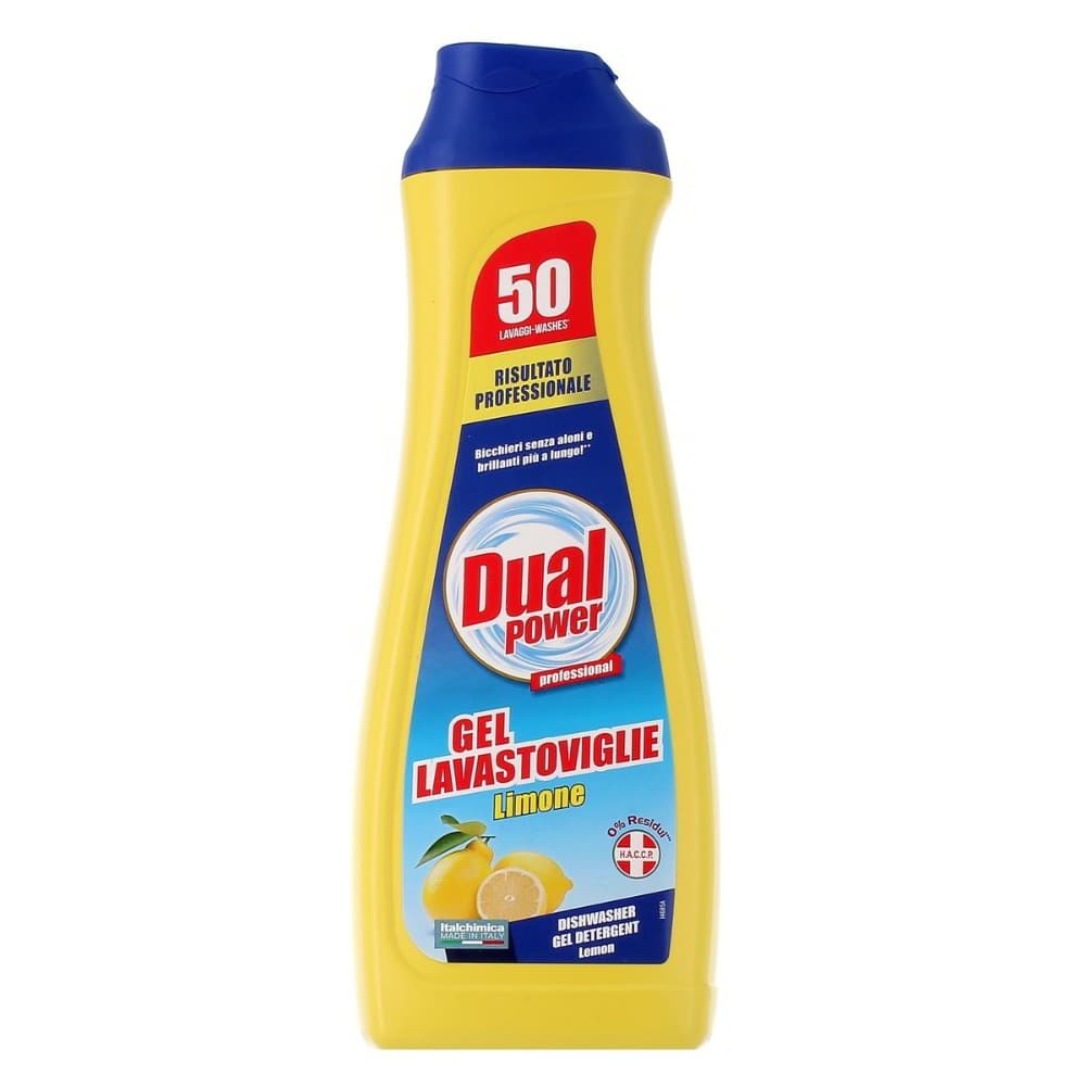 Gel per lavastoviglie Dual Power, 50 lavaggi – Iper La grande i