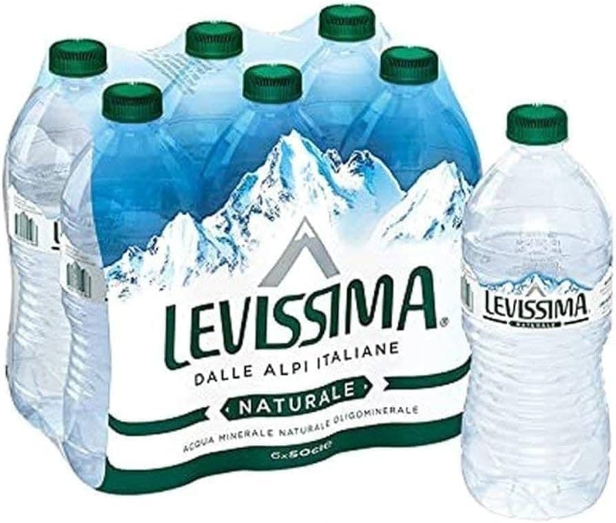 Acqua naturale Levissima 12 x 0,5 L in offerta da MD