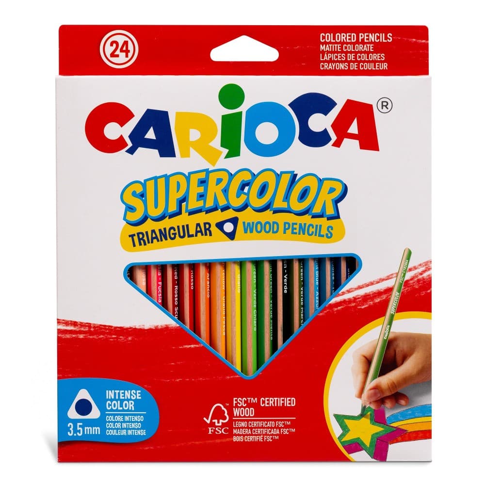 Matite colorate Supercolor 24 pezzi CARIOCA in offerta da Iper La grande i