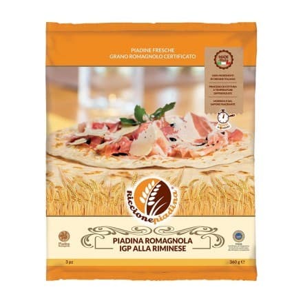Piadina Romagnola IGP alla Riminese, 360 g Riccione Piadina – Iper La grande i