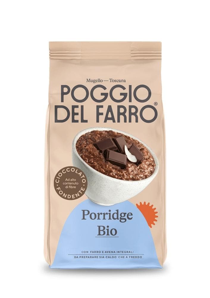 Porridge Bio Poggio del Farro cacao o frutta, 300 g – Il Gigante