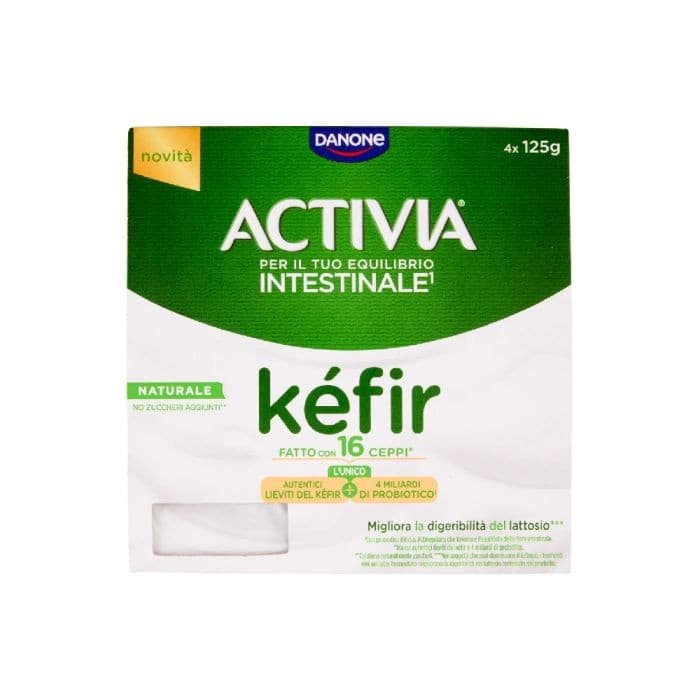 Kéfir Activia gusti assortiti o Skyr 0% grassi, 125 g x4 o 480 g Danone – Iper La grande i