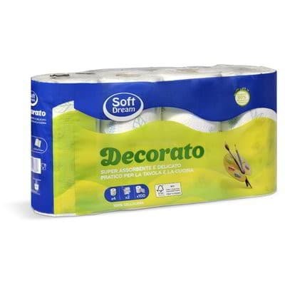 Soft Dream asciugatutto decorato, 4 rotoli – Eurospin