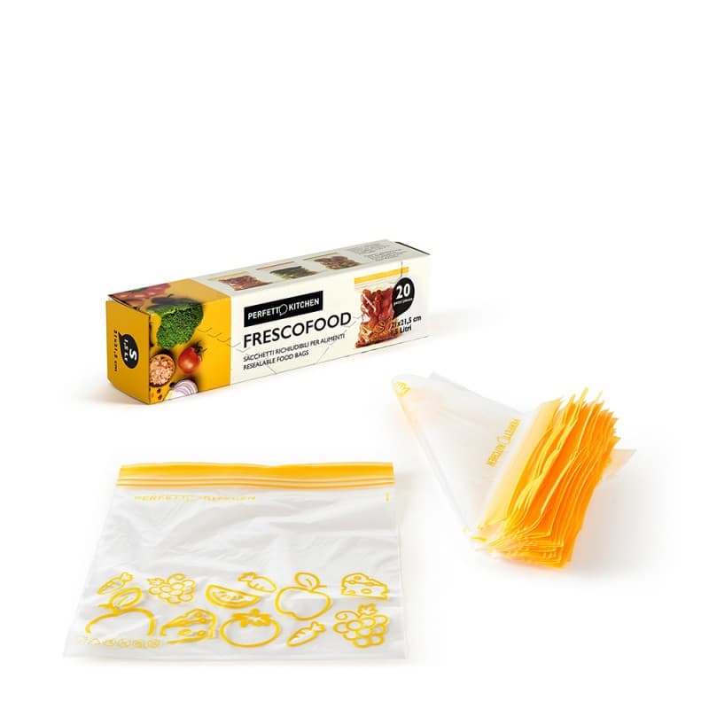 Sacchetti frigo/freezer apri e chiudi Fresco Food, misure assortite – Panorama