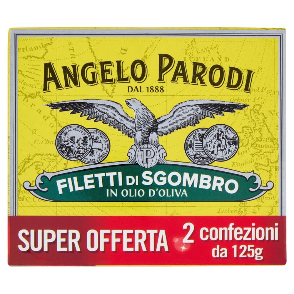 Angelo Parodi filetti di sgombro 2 x 125 g in offerta da ALDI