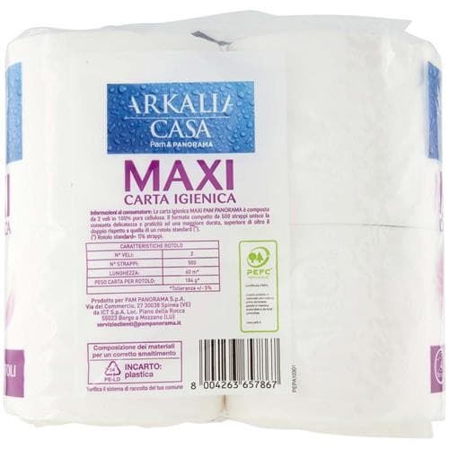 Carta igienica Arkalia, 4 rotoli – Panorama