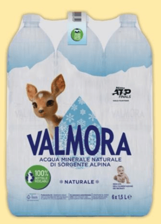 Acqua naturale Valmora, 6 x 1,5 L – Bennet
