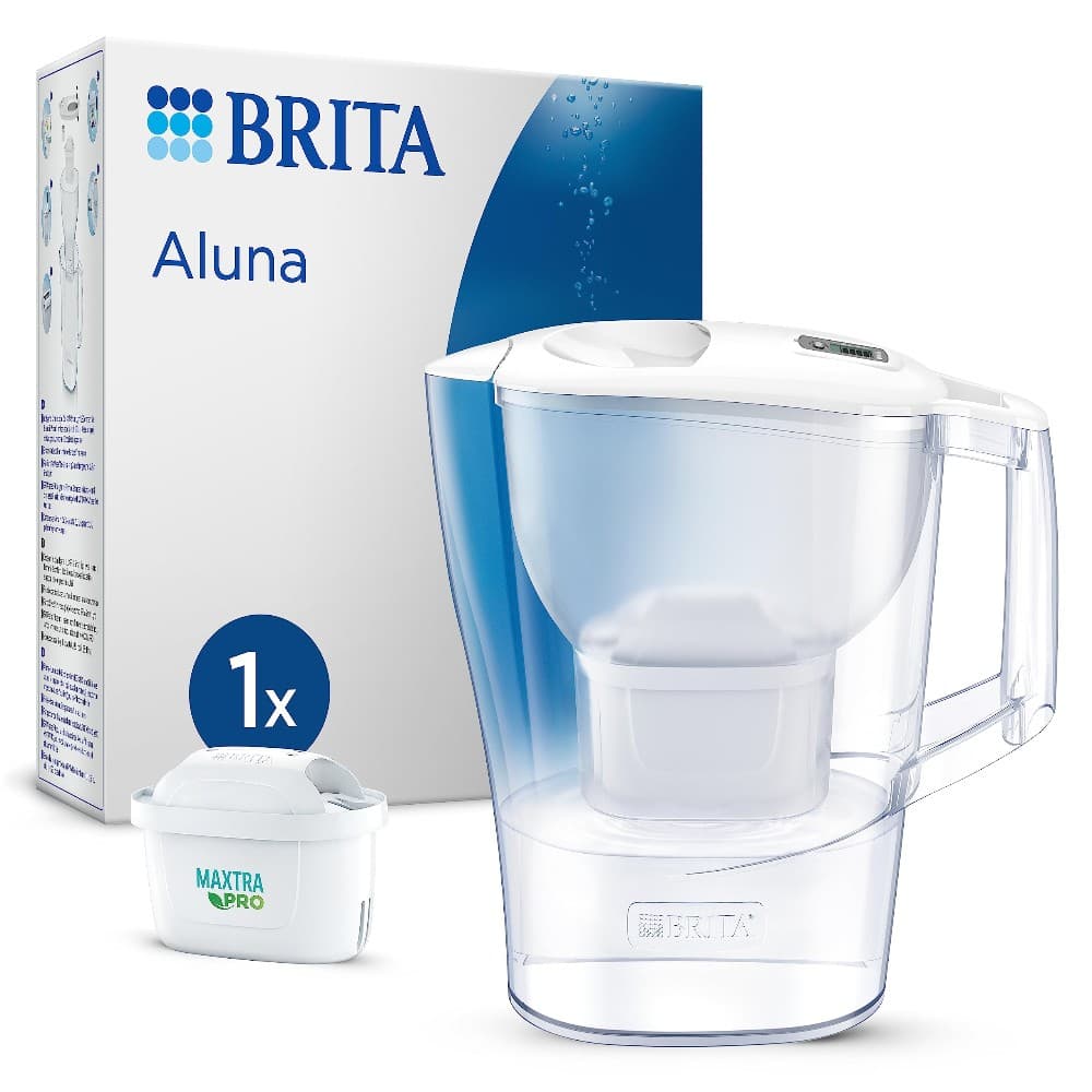 Caraffa Aluna White Maxtra+Filtro Brita 1051435-1023719 in offerta da Risparmio Casa