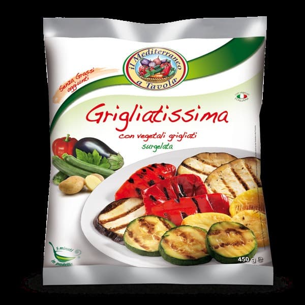 Il Mediterraneo a tavola grigliatissima con vegetali grigliati, 450 g – ALDI