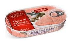 Ondina filetti di salmone all'olio di oliva 150 g in offerta da Eurospin