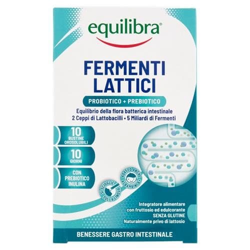 Equilibra integratore di fermenti lattici, 10 stick – Dm