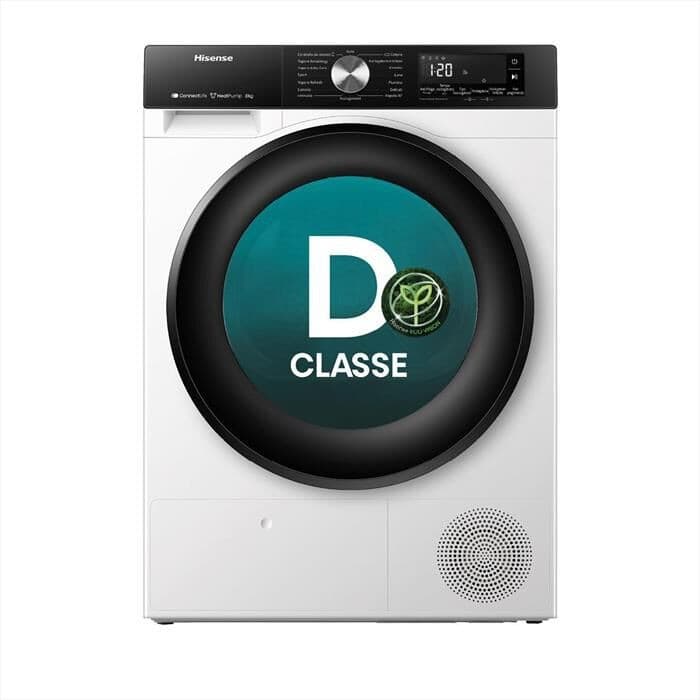 Hisense Asciugatrice DH3S802BW2, 8 KG – Euronics