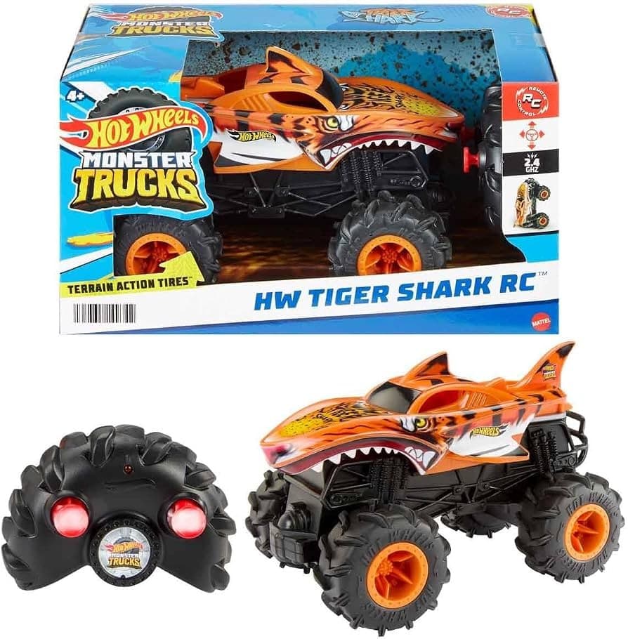 Hot Wheels Radiocomando Tiger Shark, scala 1:24 – Carrefour