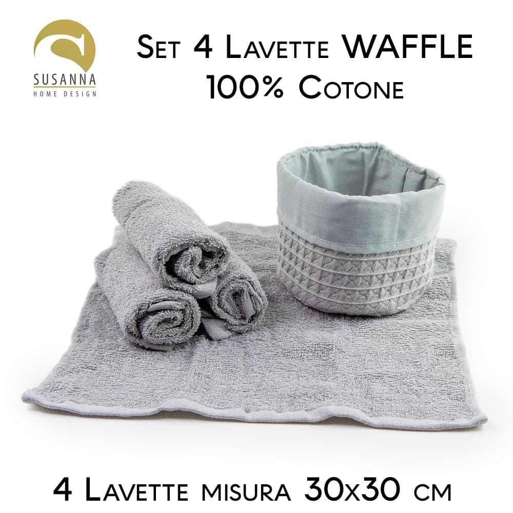 Set lavette, 4 pezzi, 30 x 30 cm, 600 g – Iper La grande i
