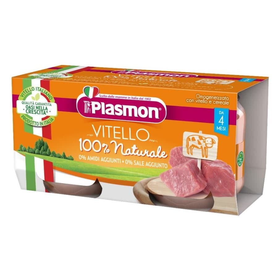 Plasmon omogeneizzati con carne gusti assortiti 80 g x 2 in offerta da Iper La grande i