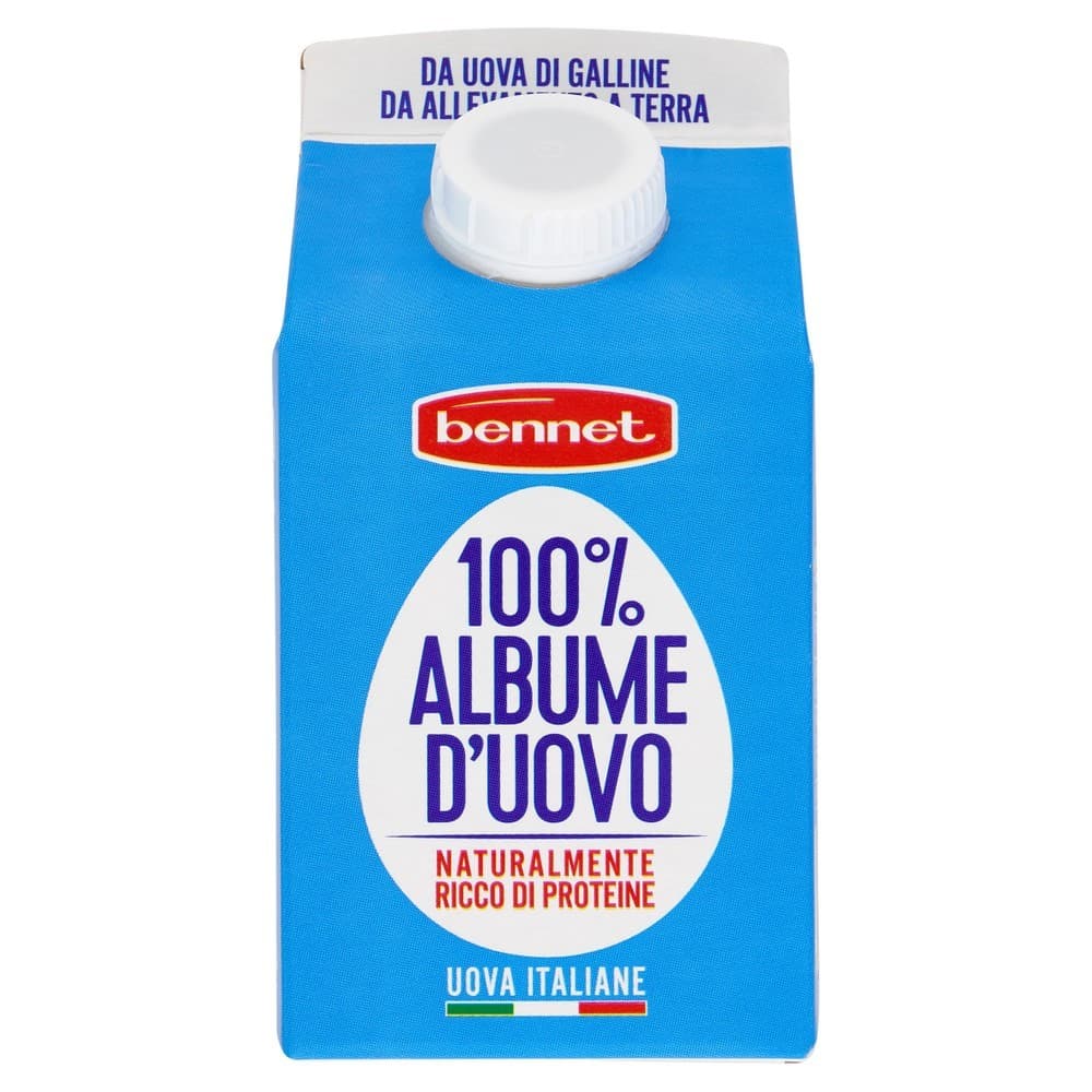 100% Albume d'uovo Bennet 500 g in offerta da Bennet