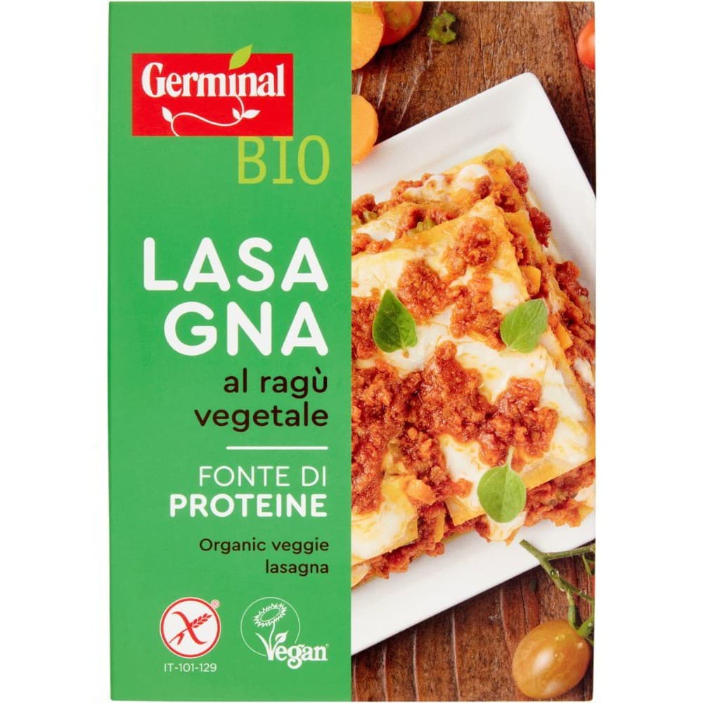 Lasagna al ragù vegetale, 250 g Germinal BIO – Il Gigante