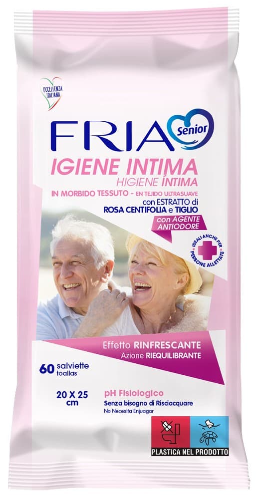 Salviettine igiene intima Fria Senior, 60 pezzi – Esselunga