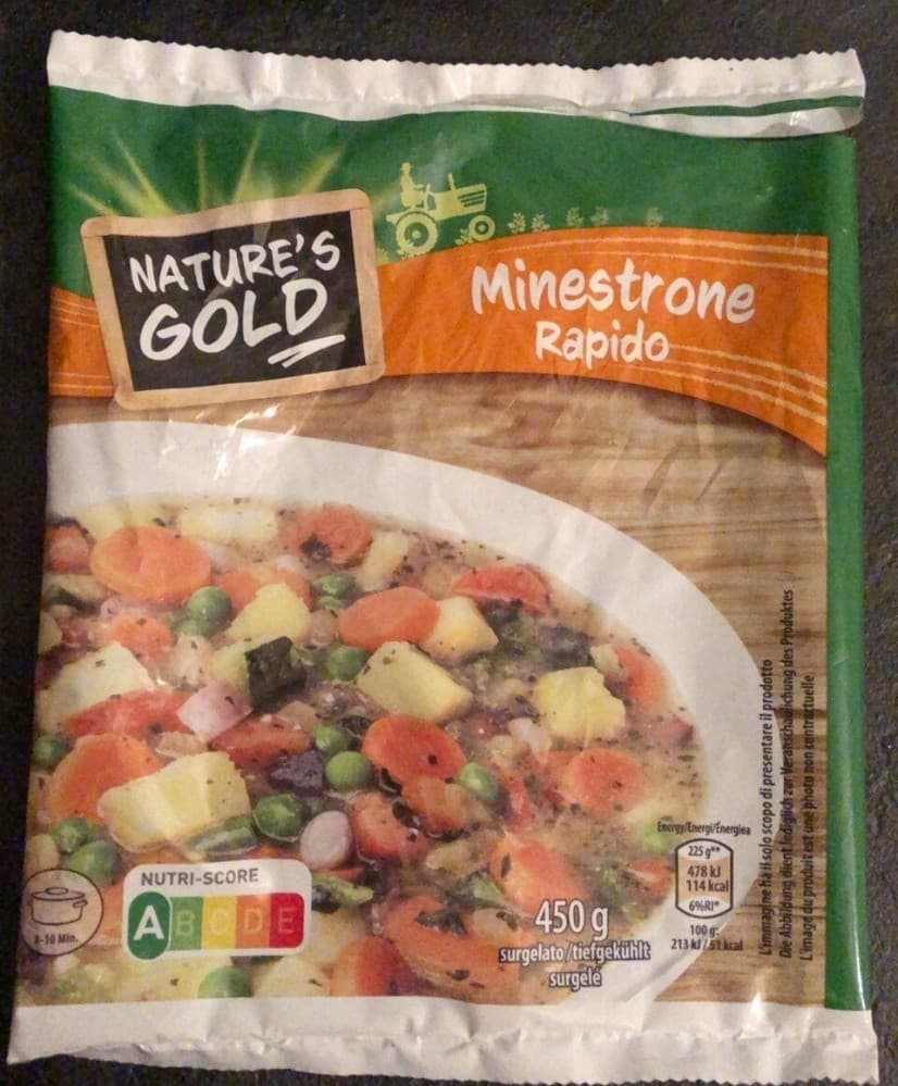Nature's Gold minestrone rapido, 450 g – ALDI