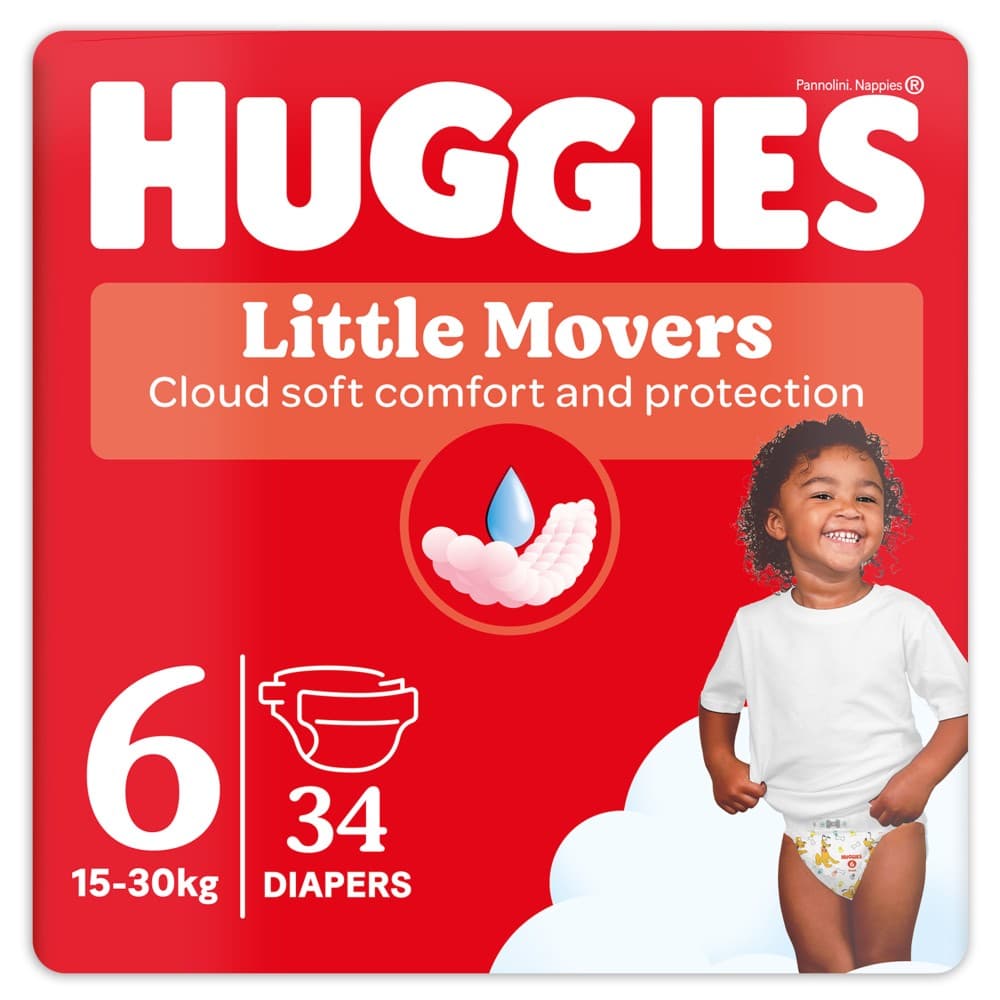 Huggies pannolini Little Movers o Extra Care x168, x150, x126, x120, x104 o x96 in offerta da Iper La grande i