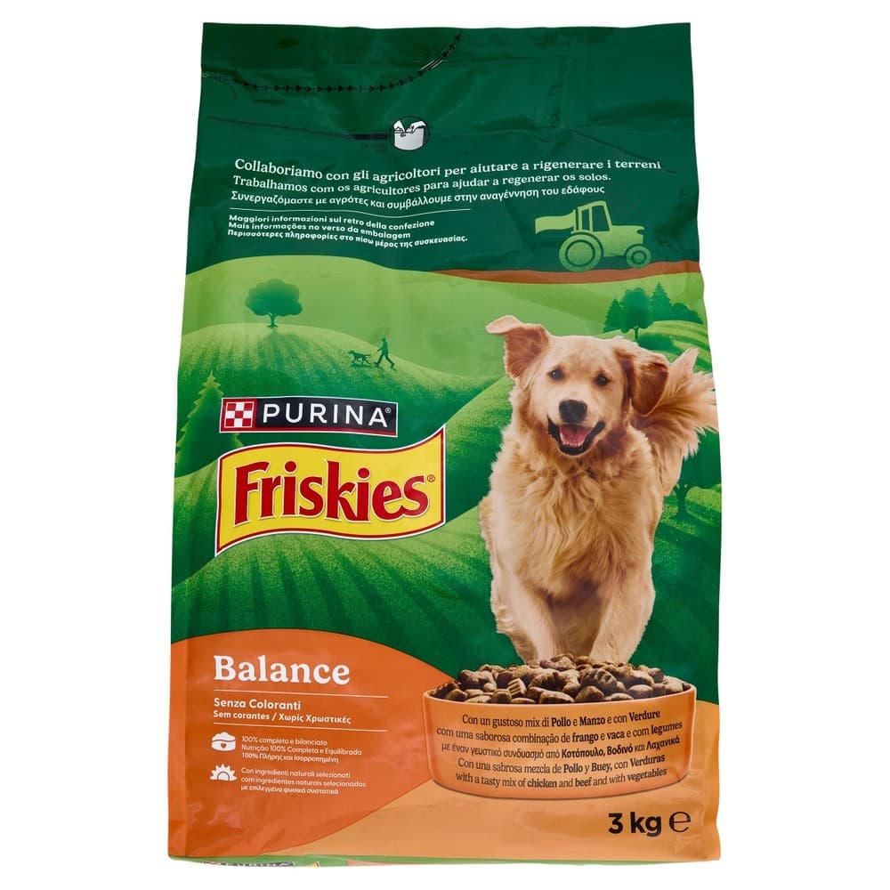 Friskies Balance e Active alimento secco per cani, 3 kg – Carrefour