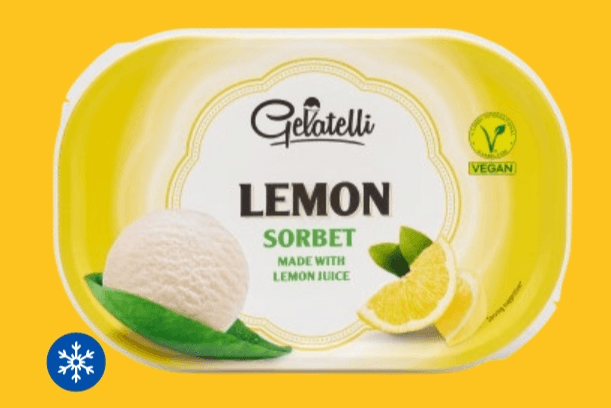 Gelatelli Sorbetto al limone 600 g in offerta da Lidl