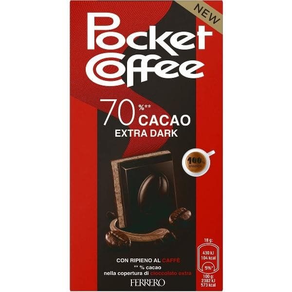 Tavolette di cioccolato Raffaello, Pocket Coffee o Ferrero Rocher assortite, g 90 – Panorama