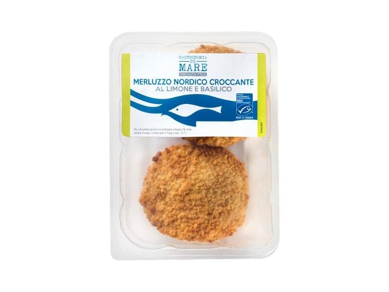 Merluzzo nordico croccante al limone e basilico, 200 g GASTRONOMIA DI MARE – Lidl