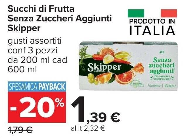 Succhi di Frutta Senza Zuccheri Aggiunti, 600 ml – Carrefour