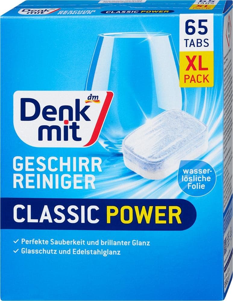Denkmit tabs lavastoviglie, 65 pezzi – Dm