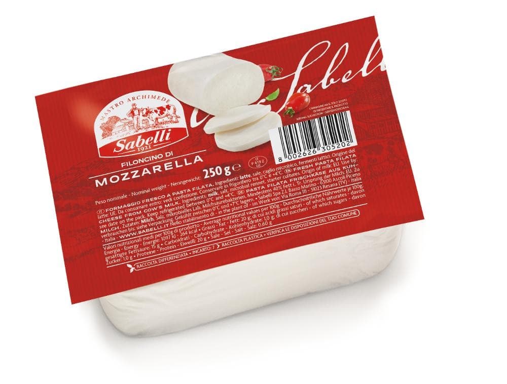 Mozzarella Filoncino Sabelli, 250 g – Carrefour