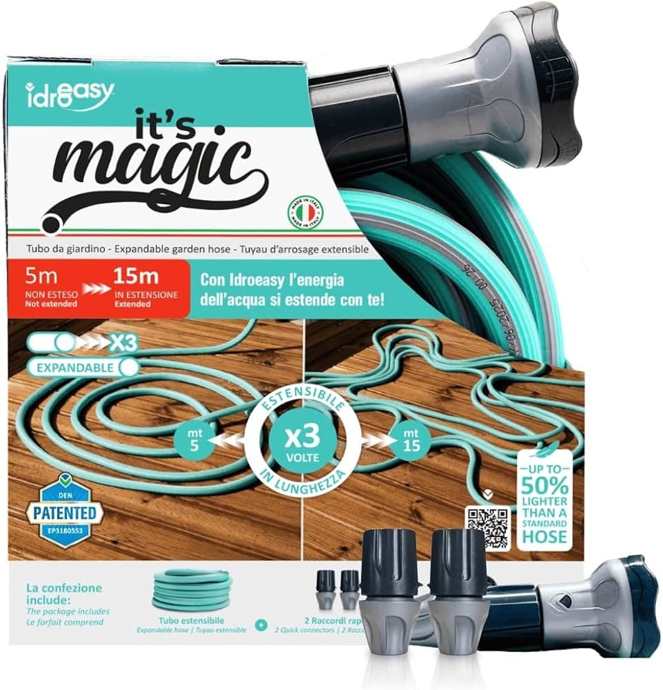 Kit tubo estensibile Idroeasy, 15 metri – Il Gigante