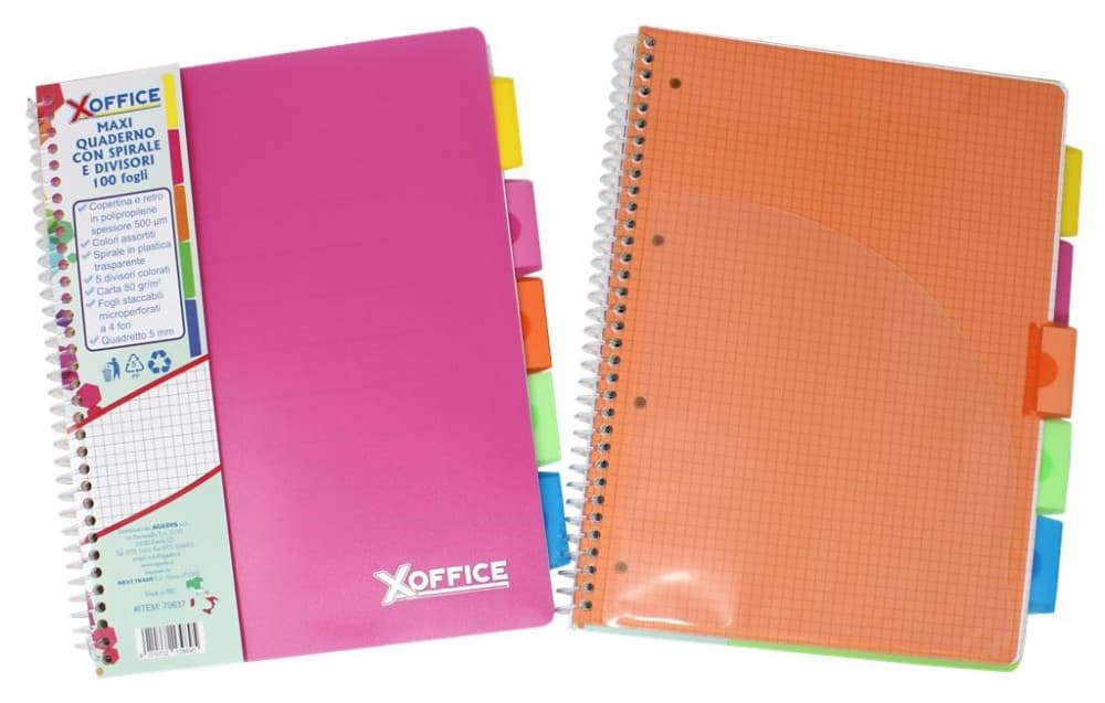 Xoffice quaderno spirale 80 fogli in offerta da Maury's