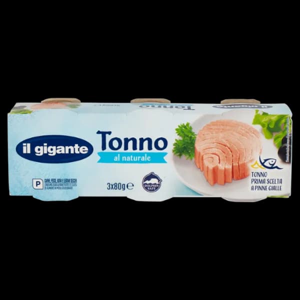 Tonno al naturale 3x80 g Il Gigante in offerta da Il Gigante