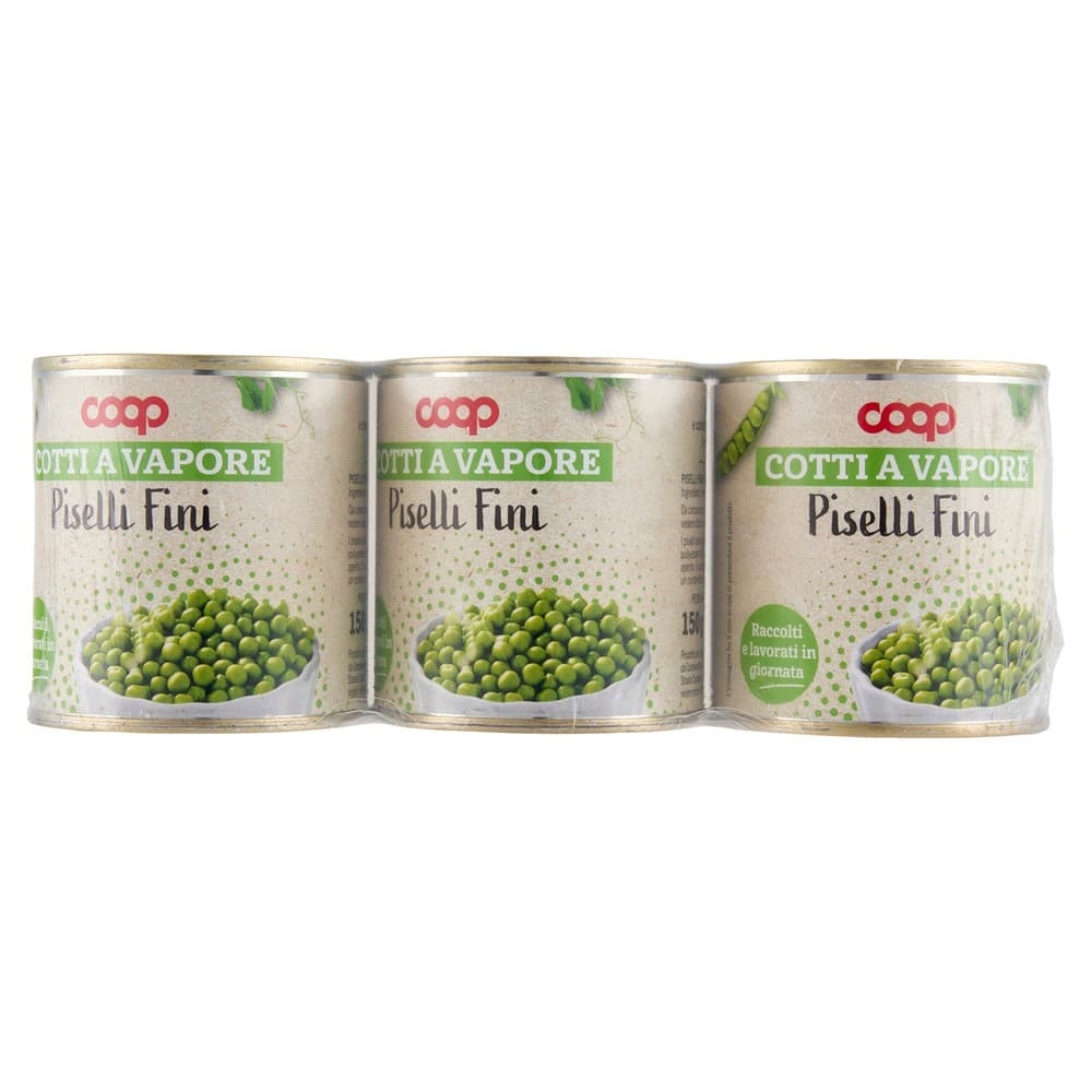 Piselli finissimi 3 x 150 g / sgocc. 420 g in offerta da Eurospin