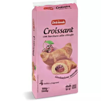 Croissant alla Ciliegia 10 pezzi, 500 g Dolciando in offerta da Eurospin