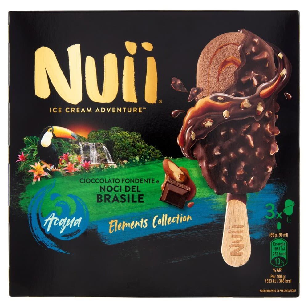 Nuii Cioccolato Noci del Brasil 3 pz, 207 g in offerta da Carrefour