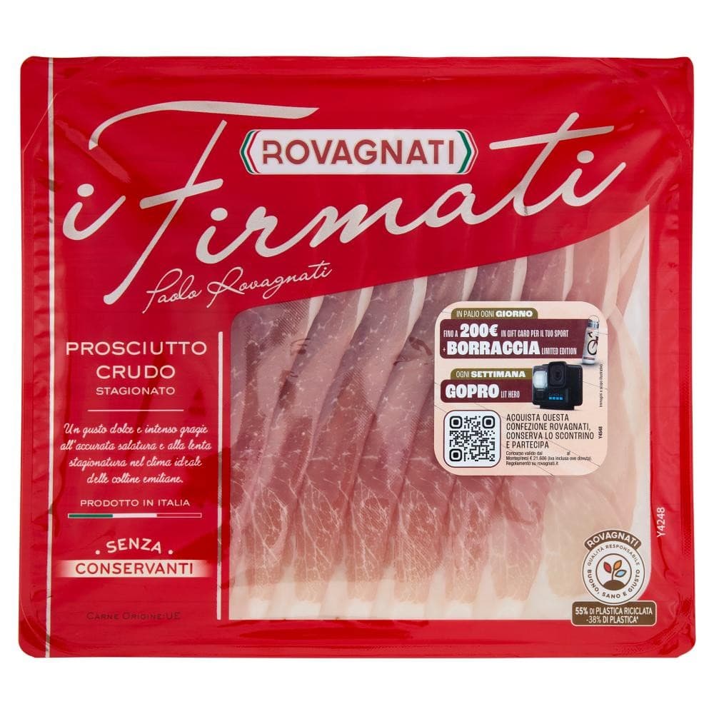 Prosciutto crudo I Firmati Rovagnati, 90 g – Carrefour