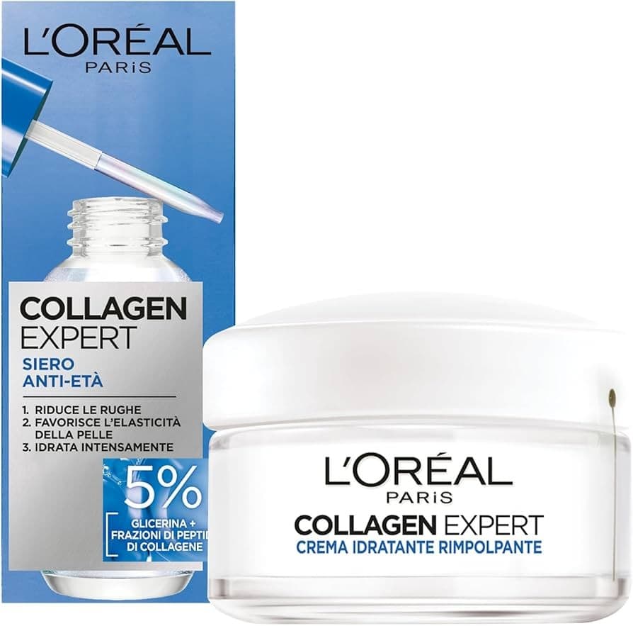 Crema o siero Collagen Expert, 50 ml / 30 ml L'ORÉAL PARIS – Iper La grande i