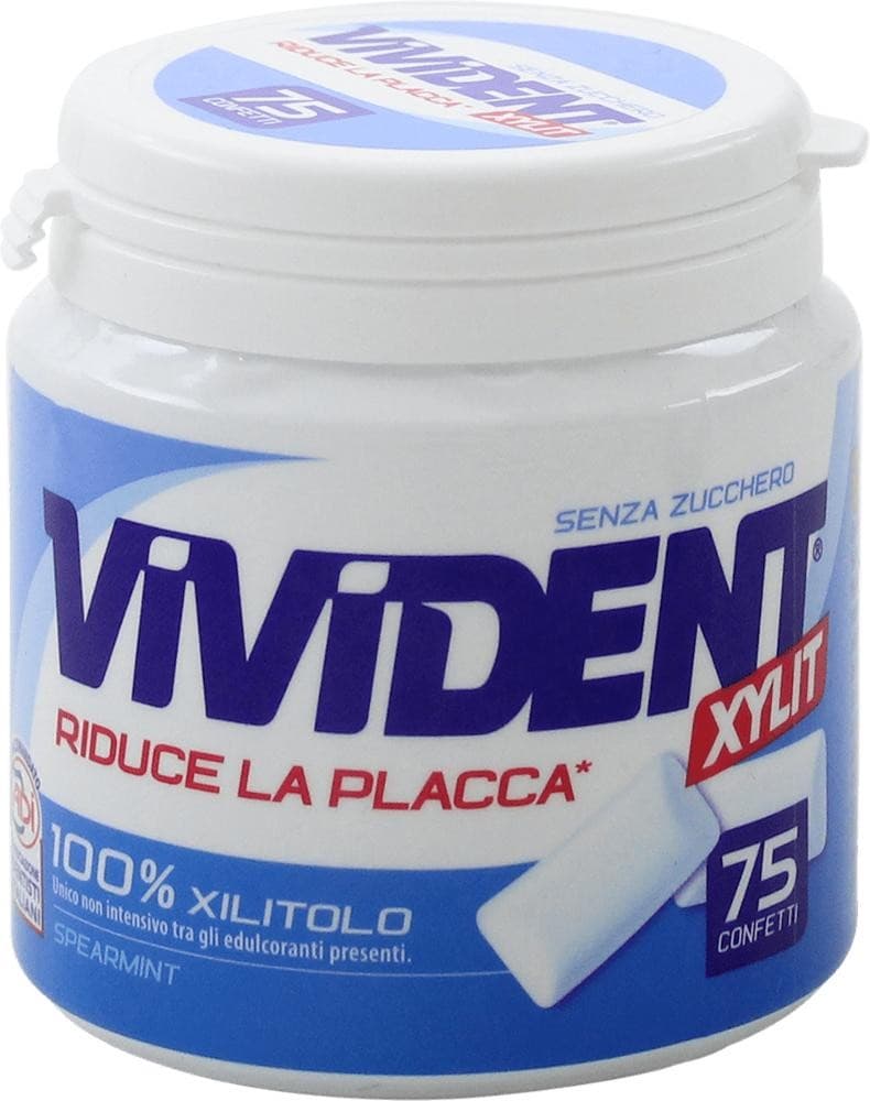 Chewingum in barattolo Vivident, 104/108 g – Panorama