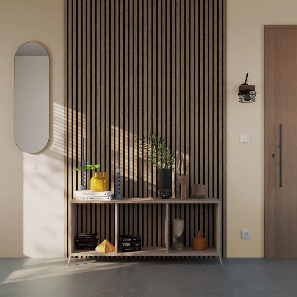 Artens Pannello decorativo fonoassorbente 3D Ravik rovere 260x30 cm, Sp. 19 mm in offerta da Leroy Merlin