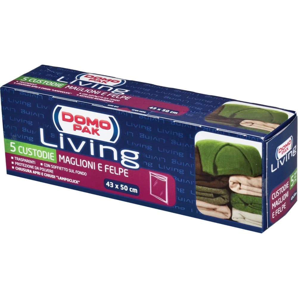 Custodie maglioni e felpe Domopak Living, 5 pz – Carrefour