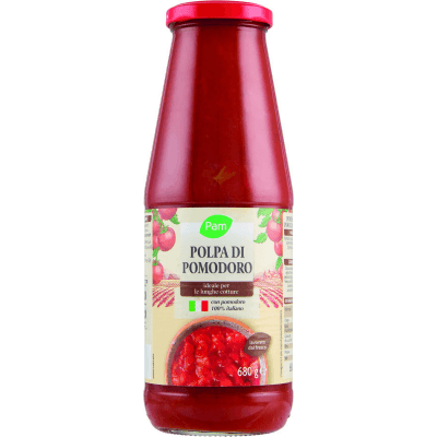 Polpa di pomodoro 680 g Pam in offerta da Panorama