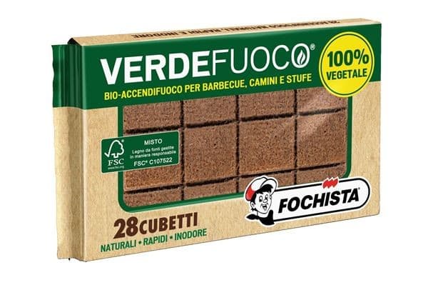 Accendifuoco per barbecue e camini 28 pezzi Fochista in offerta da Bennet