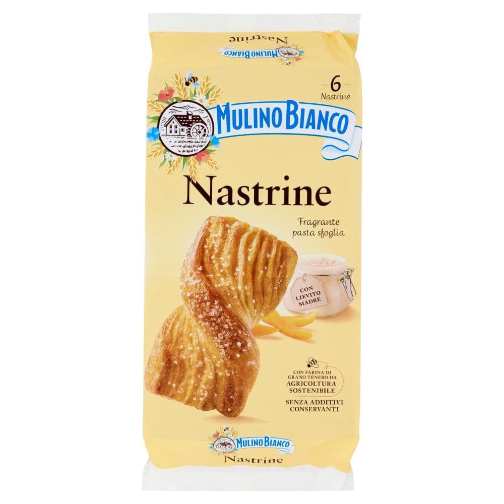 Mulino Bianco Nastrine Merenda, 6 pezzi 240 g – Dpiù