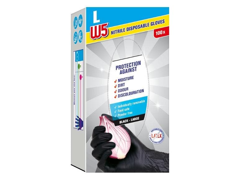W5 Guanti monouso in nitrile – Lidl
