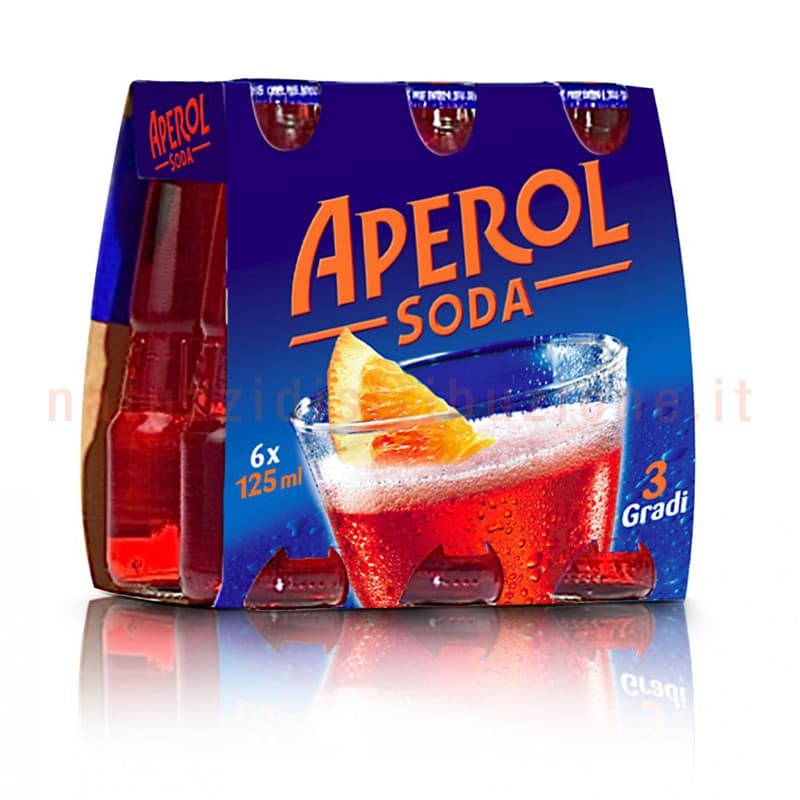 Aperol Soda Campari, cl 12,5 x 6 – Panorama