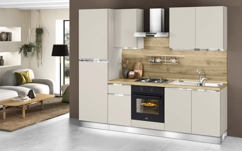 Cucina Athena Line 255 Avorio Opaco – Mondo Convenienza