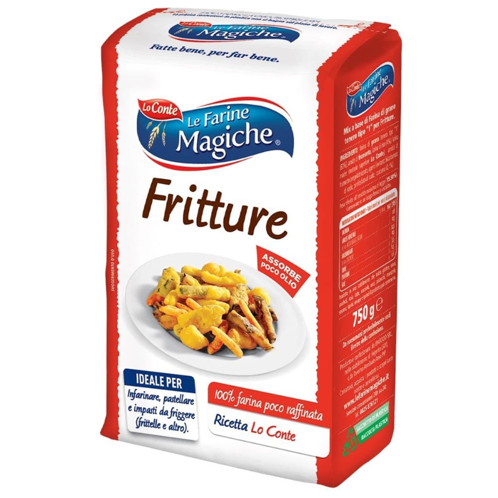 Farina per fritture Le Farine Magiche Lo Conte, 750 g – Panorama
